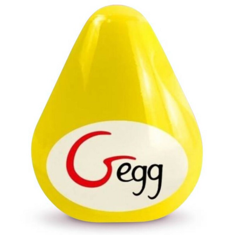 Мастурбатор нереалістичний Gvibe Gegg, жовтий, 6.5 х 5 см - Изображение 4