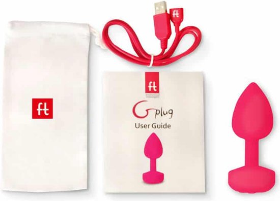 Анальна пробка з вібрацією S Gplug Gvibe, силіконова, рожева, 8.2 х 3 см - Изображение 4