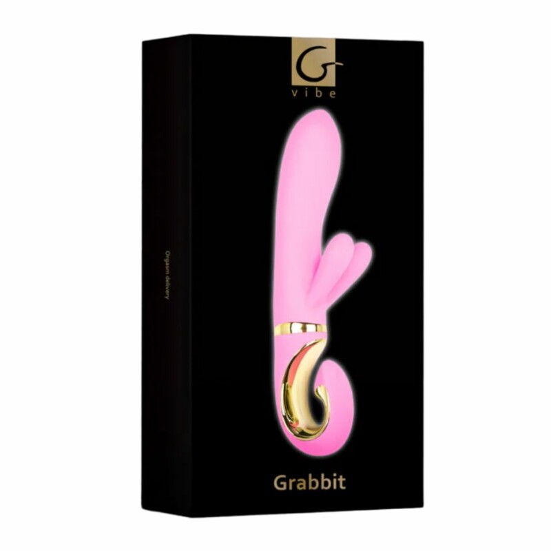 Вібратор-кролик G-Vibe з силікону, рожевий, 22 см х 3.5 см - Изображение 1