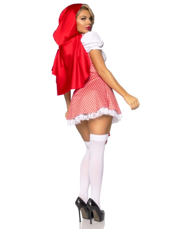 Сексуальний костюм Червоної Шапочки М Leg Avenue Fairytale Miss Red, 2 предмети, червоний - Зображення 1