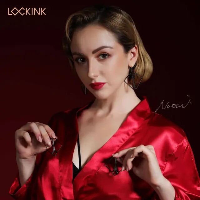 Затискачі для сосків Lockink, металеві, срібні - Зображення 1