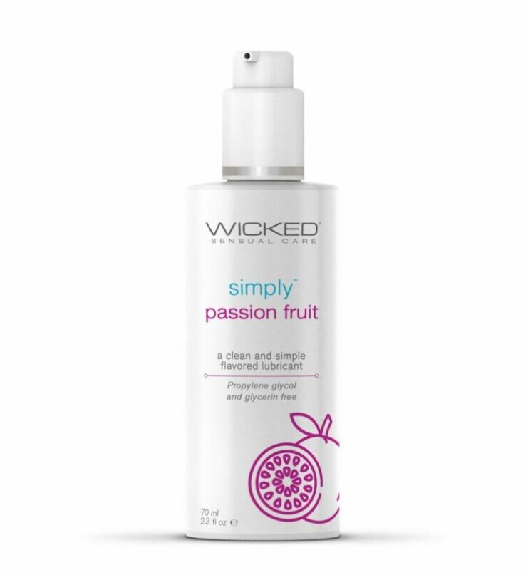 Їстівний лубрикант Wicked Sensual Care зі смаком маракуйї, на водній основі, 70 мл - Зображення 1