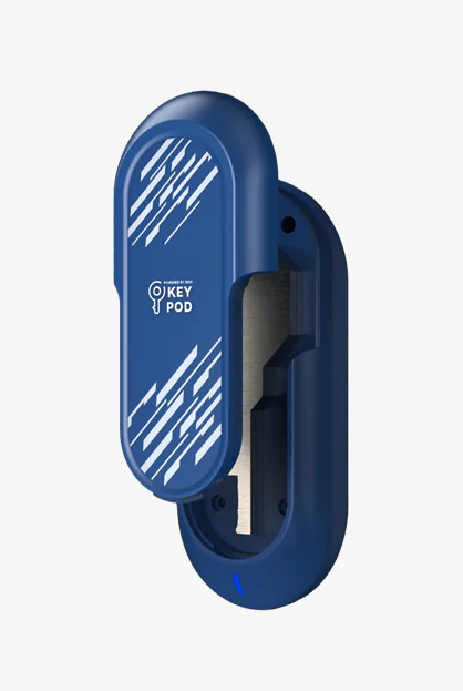 Кейс для ключів Key Pod Lockink, з керуванням через телефон, синій - Изображение 4