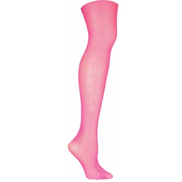 Колготи сексуальні у сіточку One Size Risa Nylon Fishnet Tights від Leg Avenue, рожеві - Зображення 3