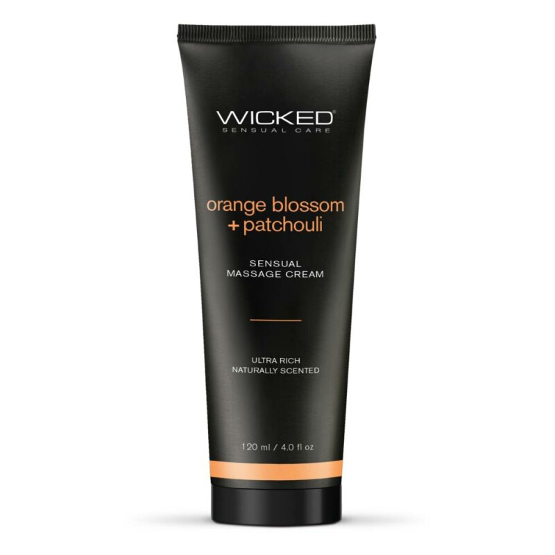 Масажний крем з ефектом догляду Wicked з апельсином і пачулі, на водній основі, 120 мл