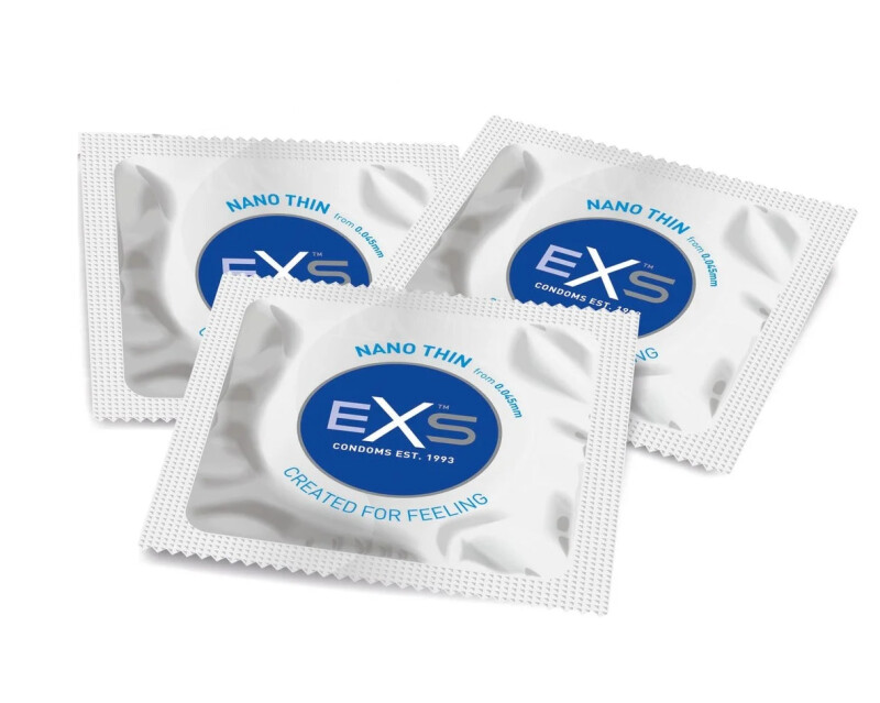Презервативи ультратонкі EXS Nano Thin, латексні, 12 шт. - Зображення 1