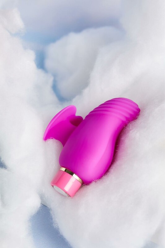 Вібратор на палець Aria Blush, силіконовий, рожевий - Изображение 7