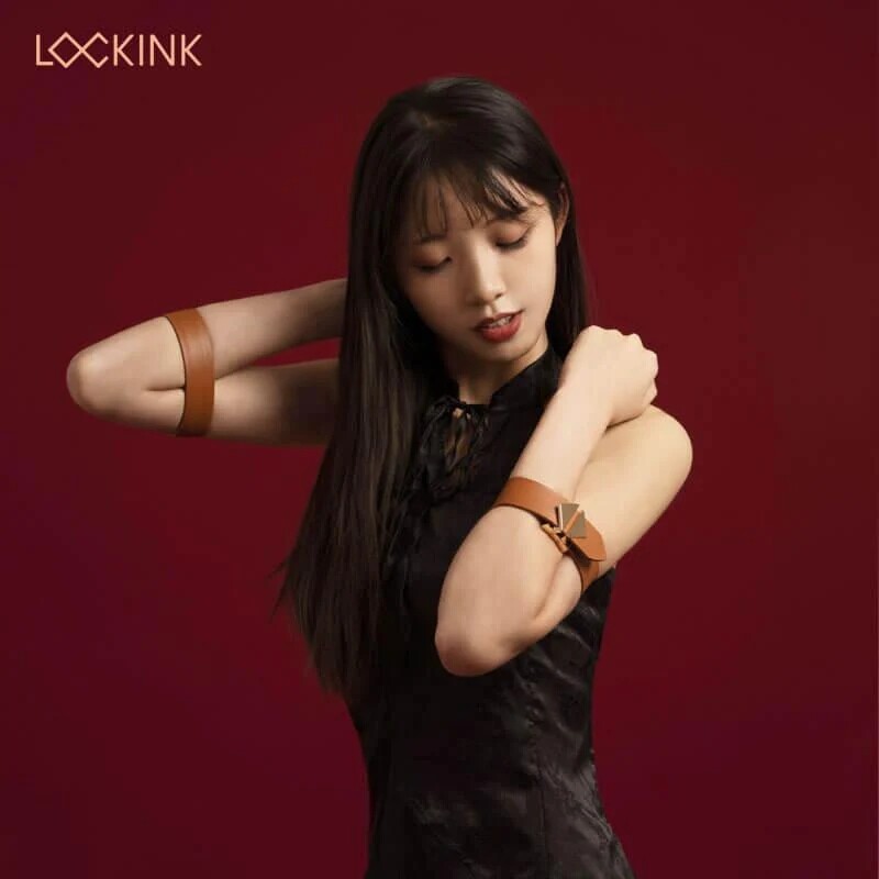 Бондажний набір Lockink, шкіряний, чорний - Изображение 4