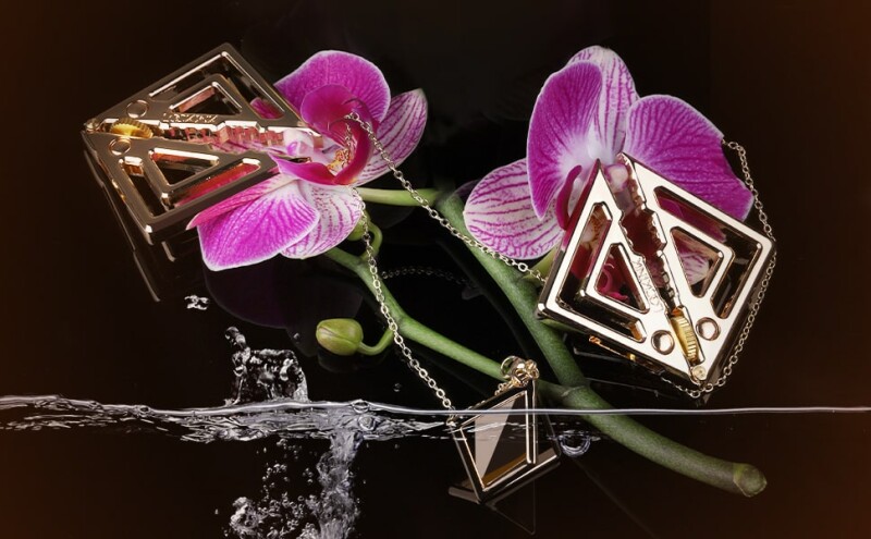 Затискачі для сосків з легкою підвіскою LOCKINK Metal Nipple Clamps with Light Pendant золоті - Изображение 4