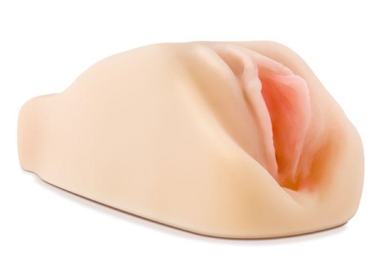 Мастурбатор-вагіна Blush M for Men з віброкулею, бежевий, 17.7 х 6.4 см - Зображення 3