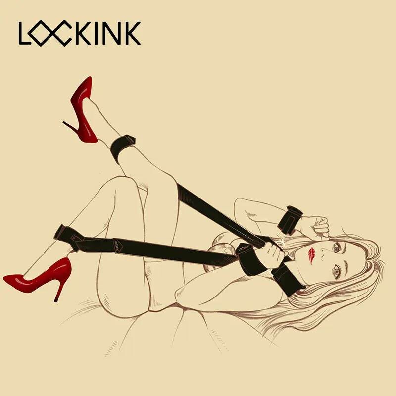 Система фіксації із манжетами Lockink чорна