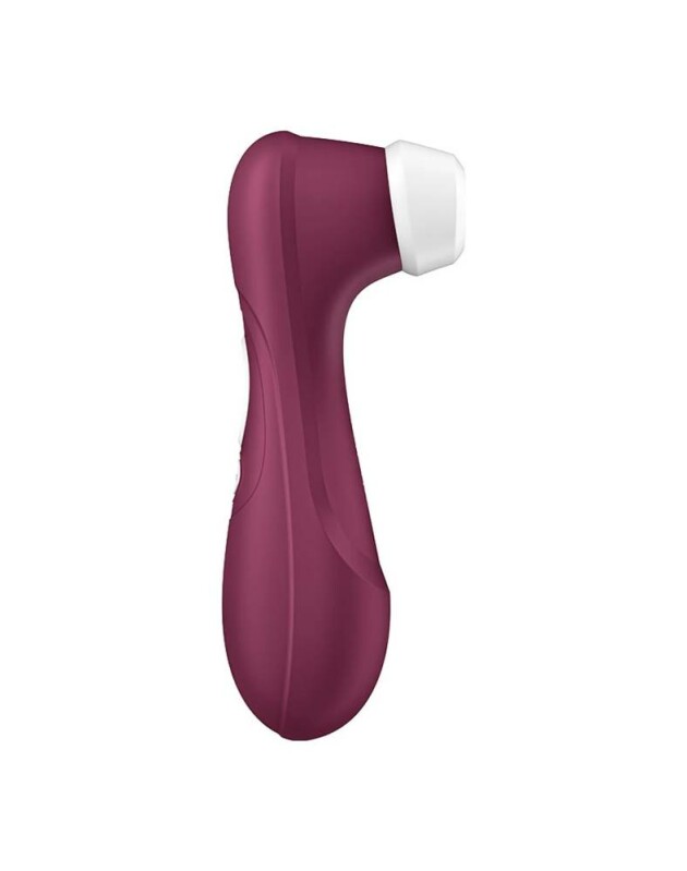 Вакуумний стимулятор клітора Satisfyer Pro 2 з вібрацією, бордовий, 16.4 х 6.5 см - Зображення 2