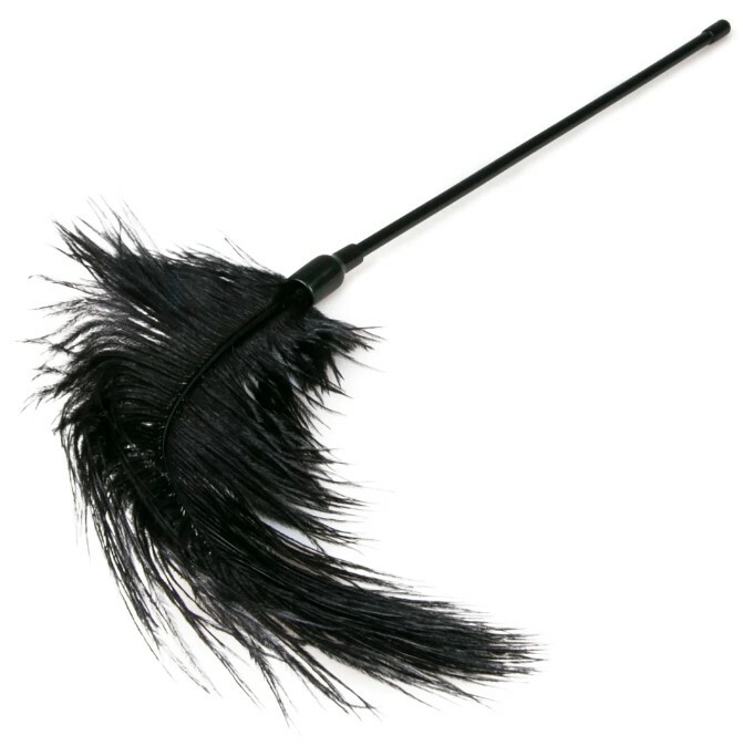 Перо страусине для пестощів Easytoys Feather Tickler , 55 х 12 см - Зображення 2