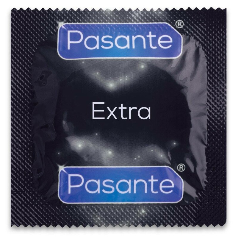 Презервативи потовщені латексні Pasante Extra Safe, з додатковим лубрикантом, 12 шт. - Зображення 1