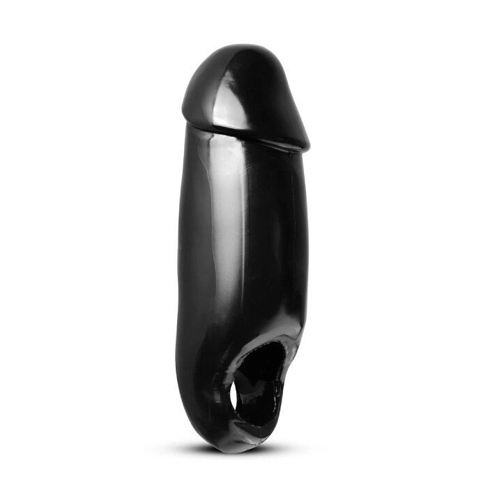 Збільшувальна насадка на пеніс Master Series Orca XL Penis Extender чорна, 6.5 см х 20.3 см