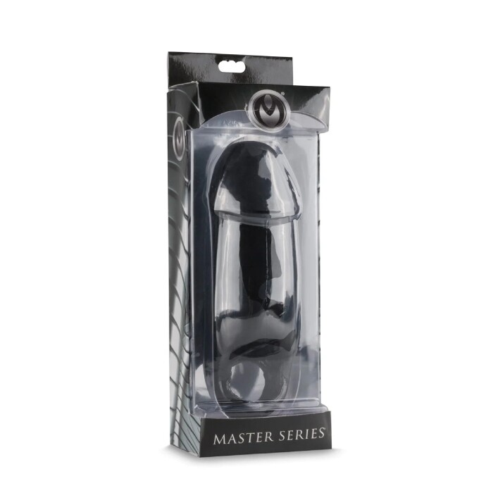Збільшувальна насадка на пеніс Master Series Orca XL Penis Extender чорна, 6.5 см х 20.3 см - Изображение 1