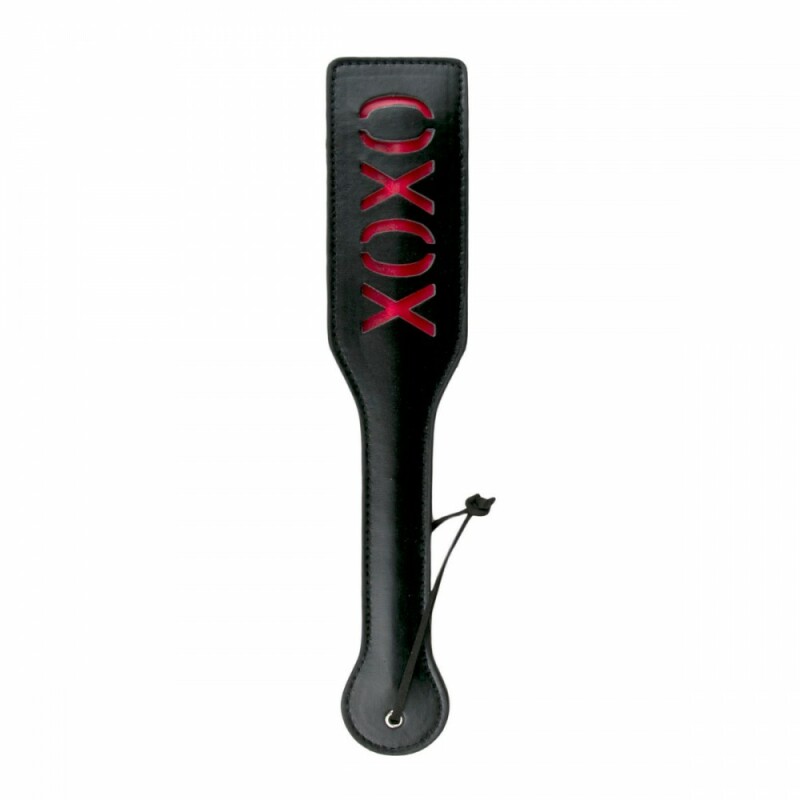 Паддл з екошкіри Zwarte Leren Paddle, чорний, 32.5 см - Изображение 1
