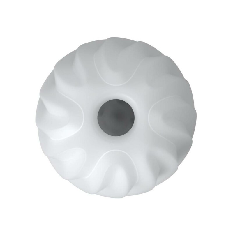 Змінний рукав для мастурбатора Decor 2 OTOUCH Billow, рельєфний, білий, 12 х 6 см - Изображение 3