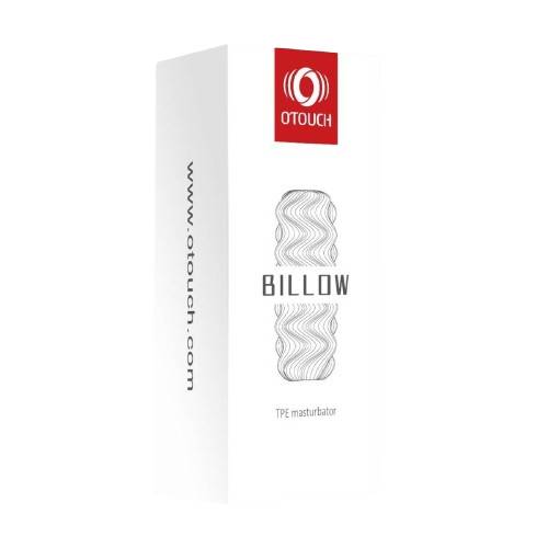 Змінний рукав для мастурбатора Decor 2 OTOUCH Billow, рельєфний, білий, 12 х 6 см - Изображение 1