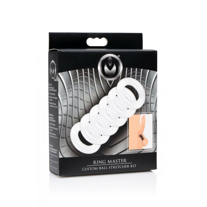 Набір ерекційних кілець для мошонки Ring Master Ball Stretcher Kit - Изображение 1