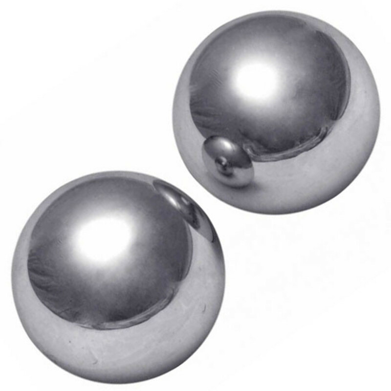 Вагінальні кульки великі, металеві Orgasm Balls, металік, 5 см , 280 г