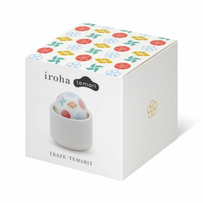 Вібратор для клітора Hana-Temari Iroha, силіконовий, білий, 7 х 6 см - Зображення 1