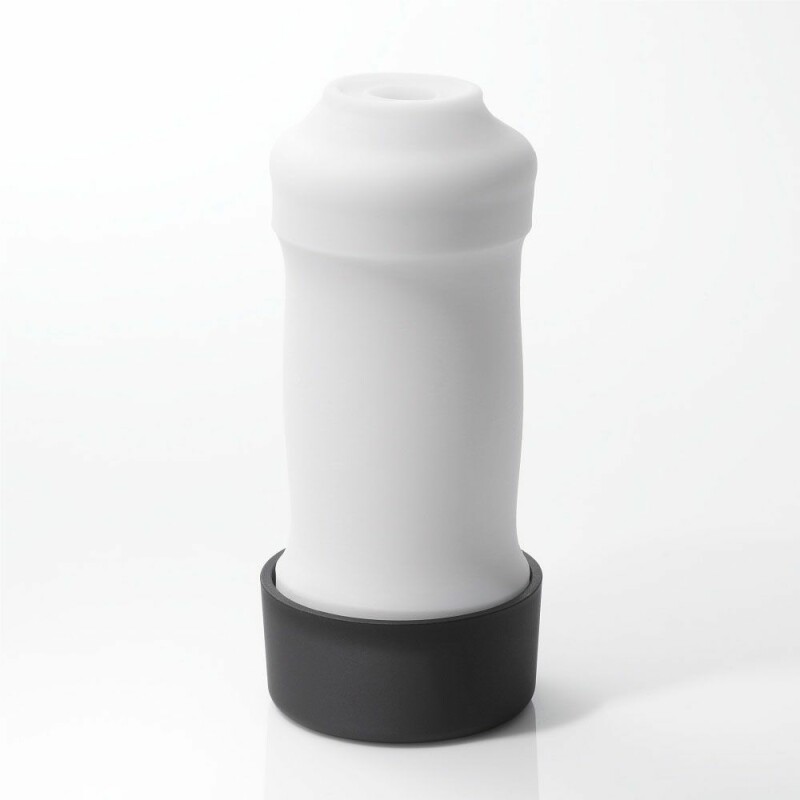 Мастурбатор хай-тек рельєфний Zen 3D Tenga, білий, 15 х 7 см - Изображение 4