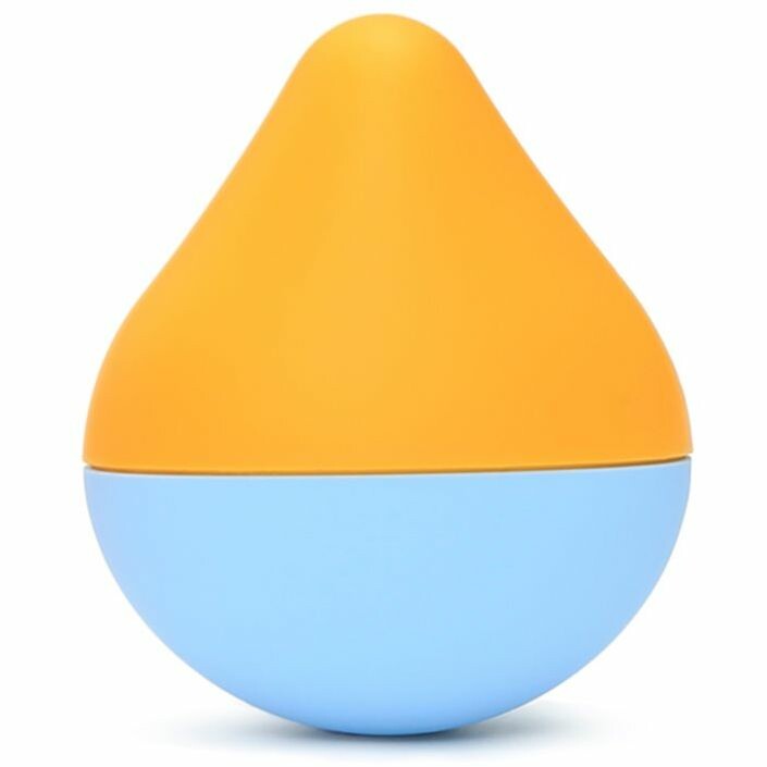 Вібратор для клітора Iroha Mini, жовто-блакитний