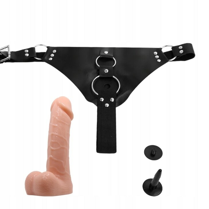 Страпон на ременях Baile Lybaile Passionate Harness реалістичний, 18.3 см x 4.5 см - Изображение 3