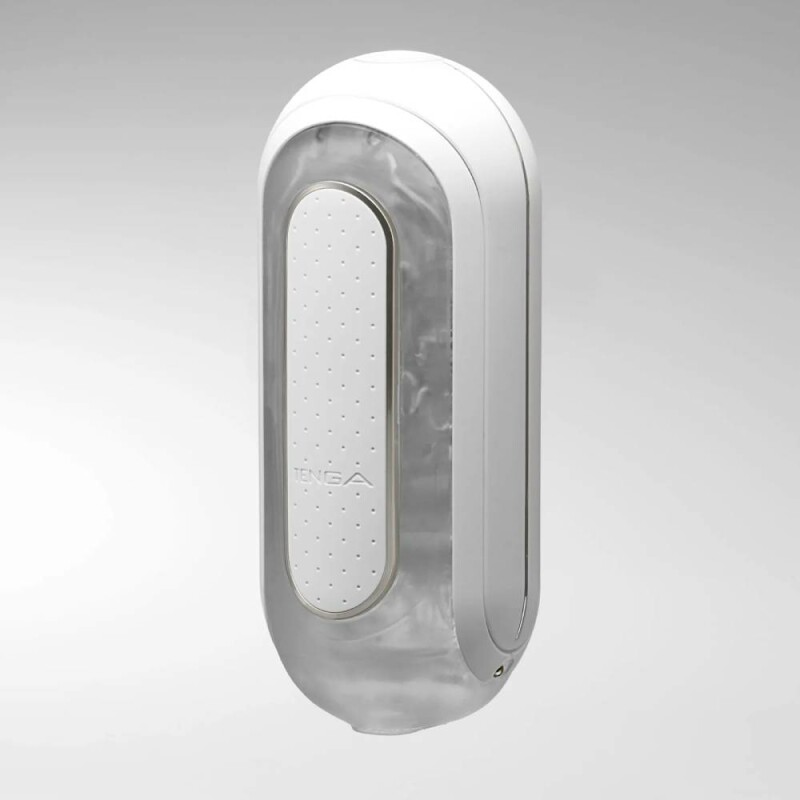 Мастурбатор нереалістичний з вібрацією Tenga - Flip Zero EV білий, 20 х 7 см - Зображення 4