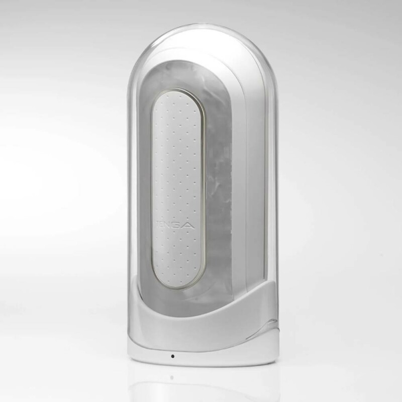Мастурбатор нереалістичний з вібрацією Tenga - Flip Zero EV білий, 20 х 7 см - Зображення 8