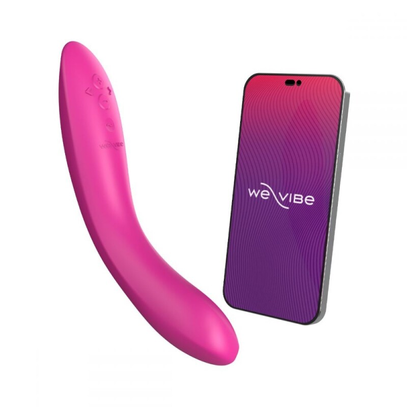 Вібратор для точки G Rave 2 We-Vibe, силіконовий, рожевий, 19.3 х 3 см - Зображення 1