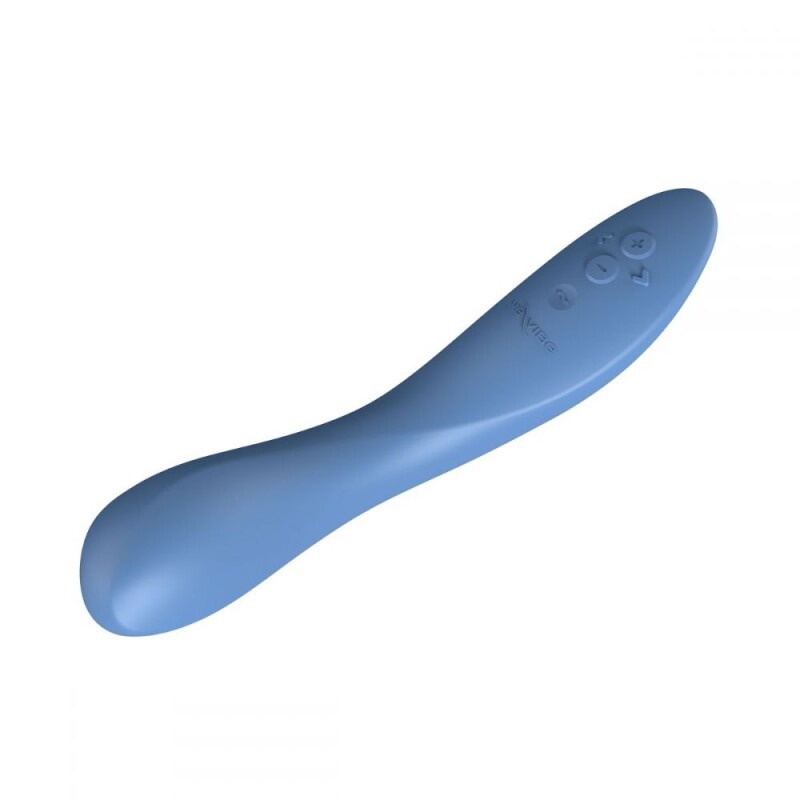 Вібратор для точки G Rave 2 We-Vibe, силіконовий, синій, 19.3 х 3 см - Изображение 5