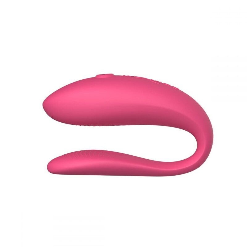 Інноваційний смарт вібратор для пар Sync Lite We-Vibe, силіконовий, рожевий - Изображение 4