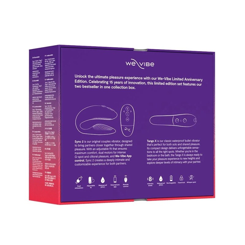 Набір секс-іграшок We-Vibe Limited Anniversary Edition з Sync 2 і Tango X - Зображення 9