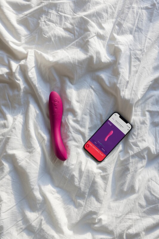 Вібратор для точки G Rave 2 We-Vibe, силіконовий, рожевий, 19.3 х 3 см - Зображення 9