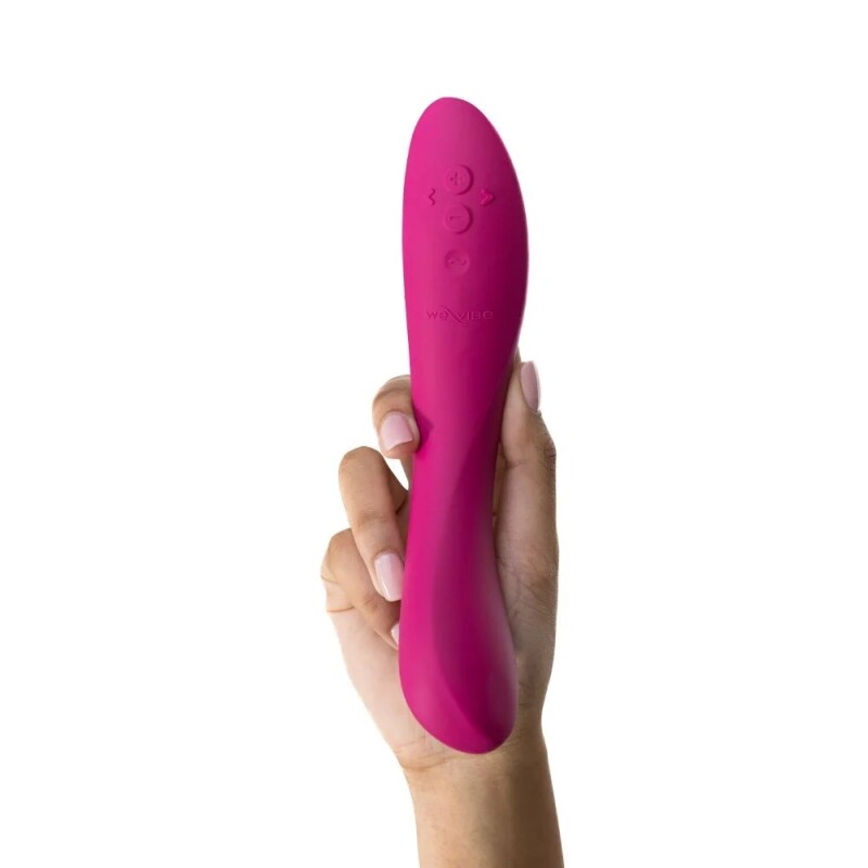 Вібратор для точки G Rave 2 We-Vibe, силіконовий, рожевий, 19.3 х 3 см - Зображення 8