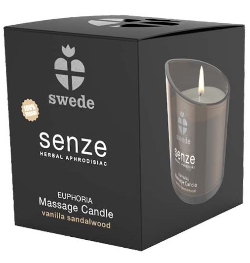 Масажна свічка Swede Senze, з ароматом ванілі та сандалу, 150 мл - Зображення 2
