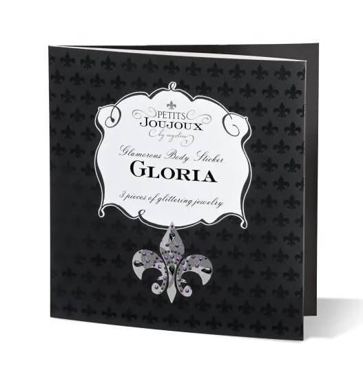 Украшения для груди и бикини со стразами Gloria Petits Joujoux, червоні - Изображение 1