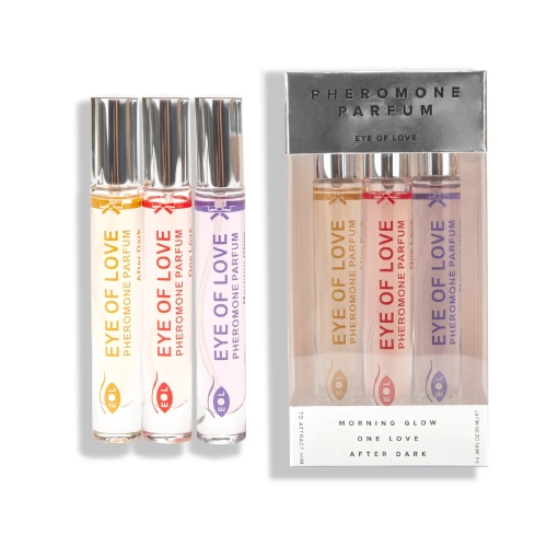 Набір ароматів з феромонами Eye Of Love Pheromone Perfume Set для жінок, 3 шт х 10 мл