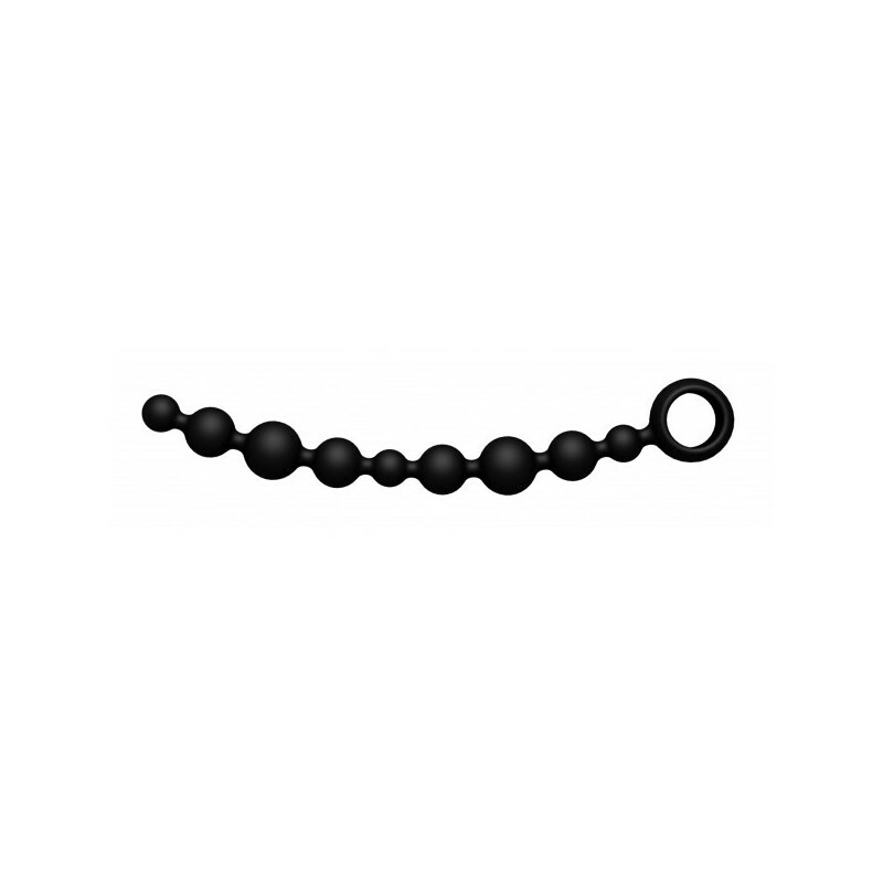 Анальний ланцюжок Joy Division Joyballs anal wave, чорний, 29.8 см - Изображение 1