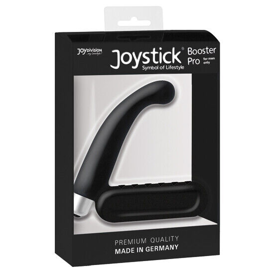 Масажер простати Joystick Prostata Booster Pro, з вібрацією, чорний, 13 х 3 см - Зображення 1