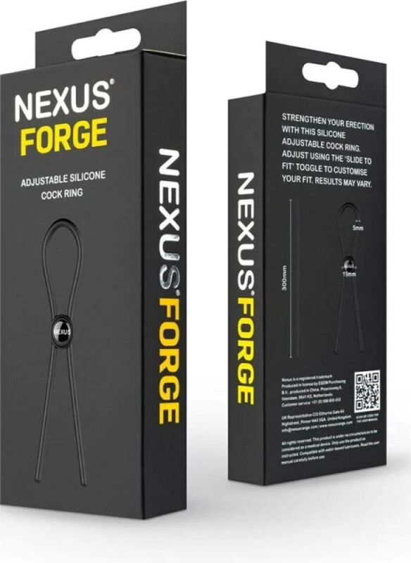 Лассо на член Nexus Forge чорне, 30 см - Изображение 6