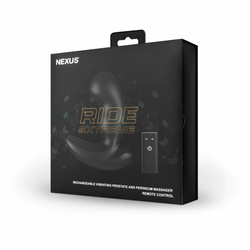 Масажер простати Nexus Ride Extreme, з пультом, чорний, 14 х 5 см - Зображення 1