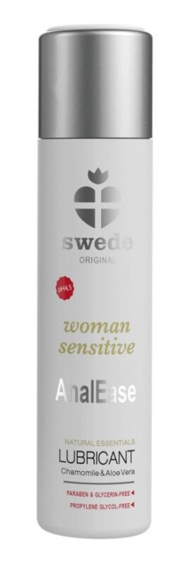 Анальний лубрикант 60 мл, для чутливої шкіри Woman Sensitive Swede, на водній основі