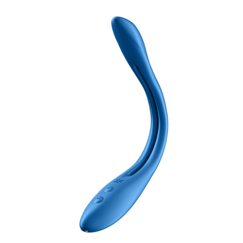 Вібратор універсальний Satisfyer Elastic Game, блакитний, 19.9 х 3.1 см - Зображення 6