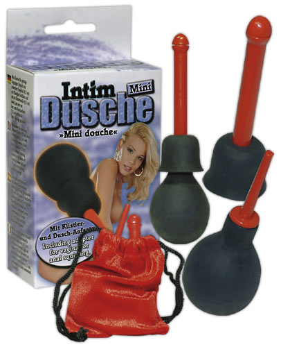 Анальний душ, міні клізма, з насадками MIni Intimate Douche