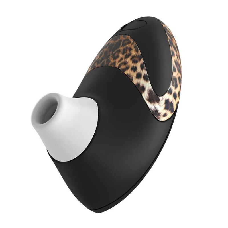 Кліторальний стимулятор Womanizer Pro W500 з леопардовим принтом, чорний - Зображення 3