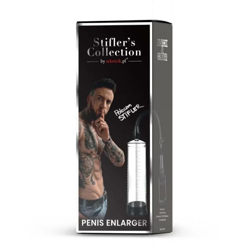 Вакуумна помпа чоловіча Stiflers Collection механічна, з пістолетом, прозора, 22 х 6.9 см - Изображение 1