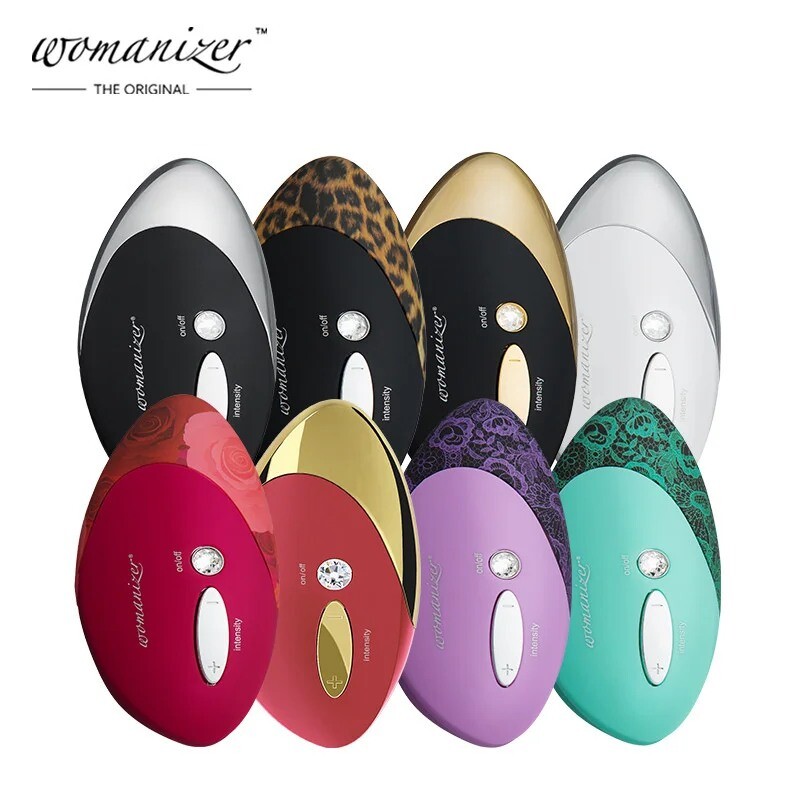 Кліторальний стимулятор Womanizer Pro W500 Red із золотою деталлю, червоний - Изображение 1